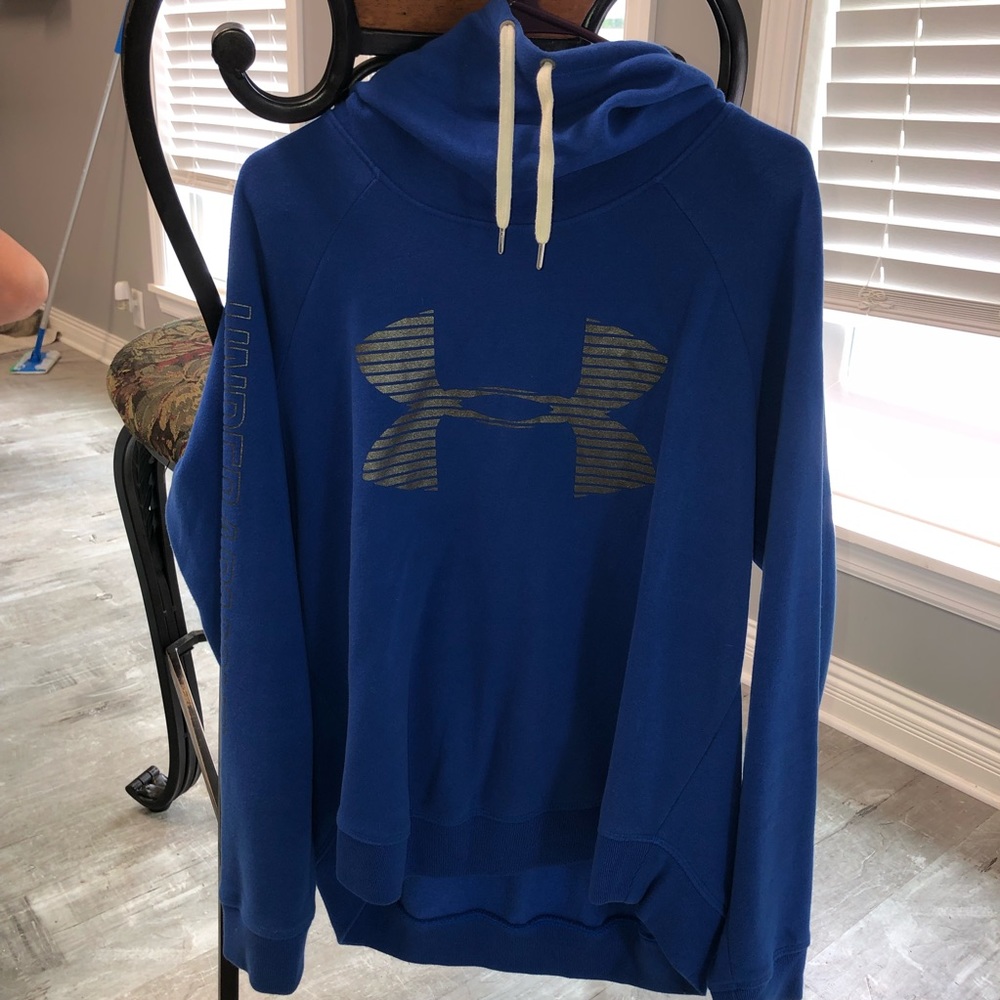 Royal blue under armour hoodie